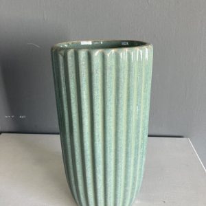 Vaso ceramica righe H19 D10