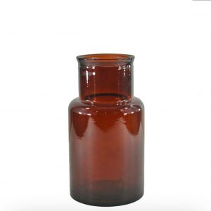 Vaso cilindro Noa basso vetro cannella 14,30xH28,00