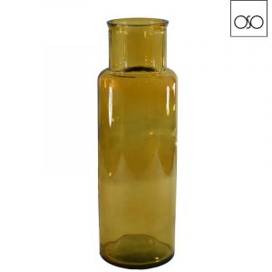 Vaso cilindro Noa vetro alto giallo chiaro 14,30xH45,00