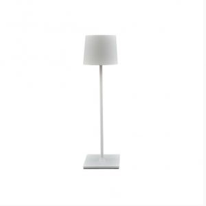 Lampada touch minimetallo bianco 8x8x H30 CM