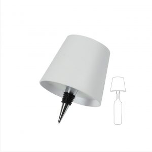 Lampada pick dimmerabile con carica usb metallo bianco d10,50 h13,00 CM